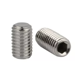   Hex socket set screws with flat point DIN 913 10.9 zinc plated M4X5