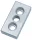 B8 3060, Base plate, M10, for installing foot