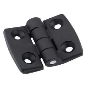 B10 hinge 40x40 mm, Nylon, 10mm groove