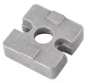 B10 T-connector plate 45 x 45 mm