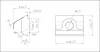 B8 slide nut, M4 8mm groove