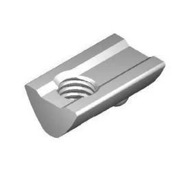 I6 T-slot nut 16x10x6,2 mm, M3 6mm groove