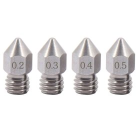 MK8 Stainless steel Nozzle 0.8mm /1.75mm filament