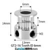 GT2-6mm 16 teeth pulley 6mm bore