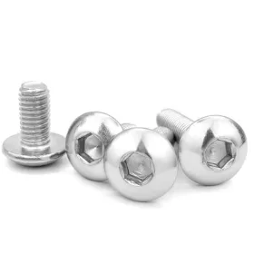 Button head hex socket screw DIN 7380 10.9 zinc plated M3x10