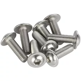   Button head hex socket screw with flange DIN 7380-FL 10.9 zinc plated M3x10