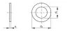 Plain washer DIN 125A A2 M5