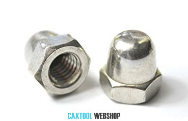 Hex.domed cap nut M5 A2