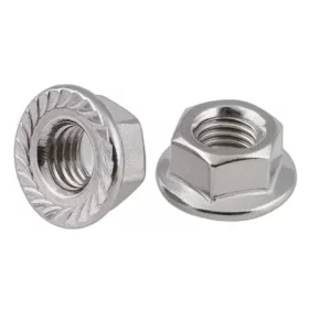 Hex flange nut DIN 6923~ 8 zinc plated M8