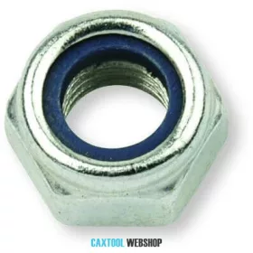 Self locking nut DIN 985 6 zinc plated M8