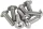 Button head hex socket screw with flange DIN 7380-FL A2 M8x40