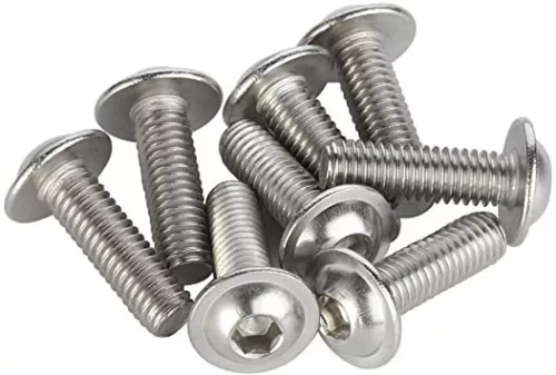 Button head hex socket screw with flange DIN 7380-FL A2 M8x40