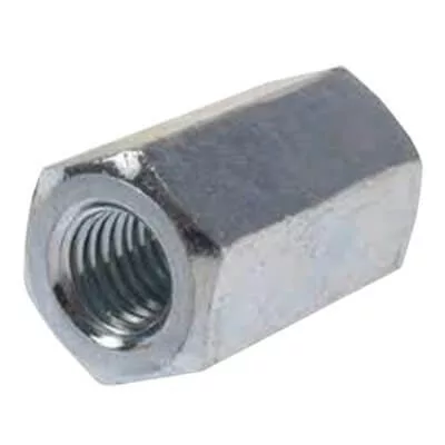Extension nut DIN 934 8 zinc plated M6