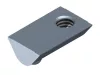 B6 Nutenstein 12x8x4,2 mm, M4  NUT 6