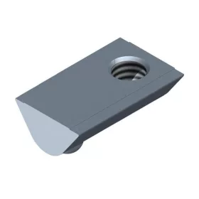 B6 Nutenstein 12x8x4,2 mm, M4  NUT 6