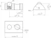 B6 Nutenstein 12x8x4,2 mm, M4  NUT 6