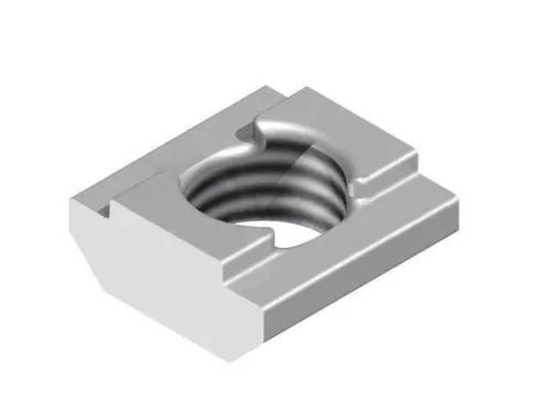 B6 Nutenstein 10x9,4x4,4 mm, M6 NUT 6