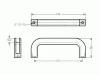 I6 Handle 134x47x16 mm