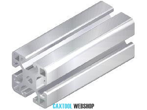 Item comp. aluminum Profile  40 x 40 mm Light, 8 mm groove (1M)