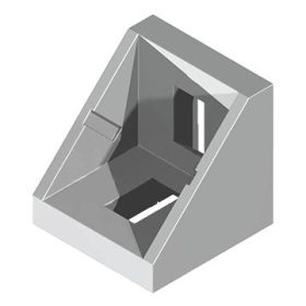 B6 corner bracket 20 x 20 mm, 6mm groove