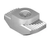 B10 slide nut 19x9,7x8,8 mm, M5 10mm groove