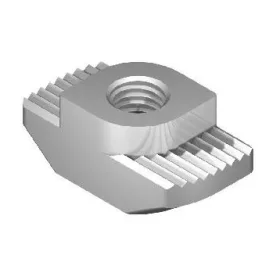 B10 slide nut 19x9,7x8,8 mm, M5 10mm groove