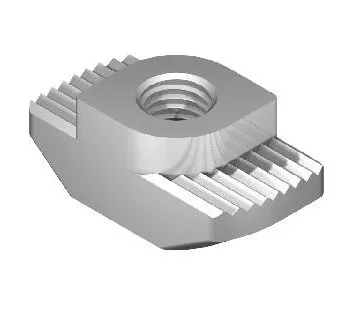 B10 slide nut 19x9,7x8,8 mm, M5 10mm groove