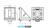 B10 corner bracket for 4040 aluminum profiles
