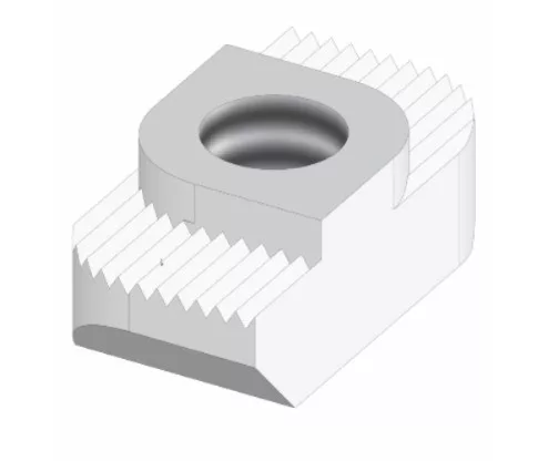B10 slide nut 19x9,7x8,8 mm, M6 10mm groove