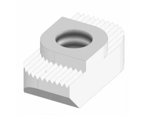 B6 slide nut 11,5x5,7x4,2 mm, M4 6mm groove