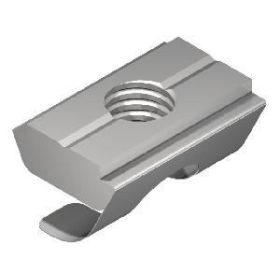 B10 slide nut 20x13,8x5,3 mm, M8 10mm groove