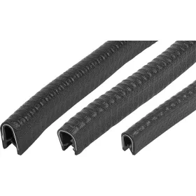 PVC élvédő profil 6-8 mm fekete