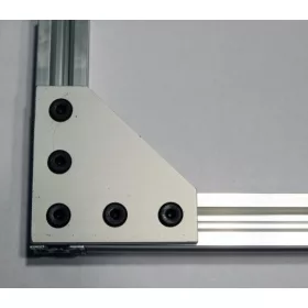 Joining Plate - 90 Degree - Natural Anodized