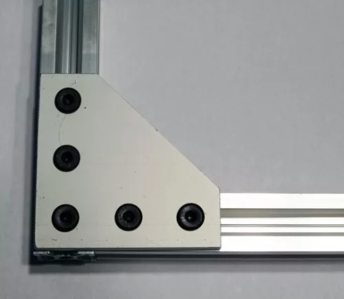 Joining Plate - 90 Degree - Natural Anodized