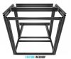 D-BOT 300x300 3D Printer aluminum Rail (Black)