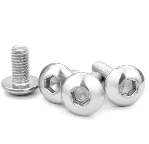 Button head hex socket screw DIN 7380 10.9 zinc plated M5x8