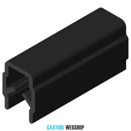 B10 Cover profile black (2x1000 mm)