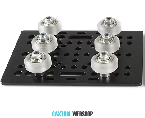 V-Slot Gantry Set - Universal 2020 to 2080 - Delrin with 6 wheels