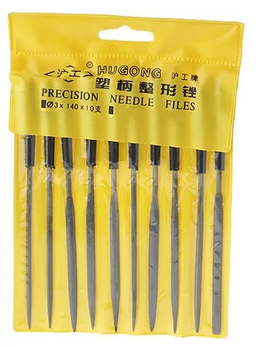 Needle files set 4x160mm (10pcs)