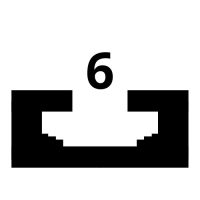 Bosch NUT 6 compatible aluminium profile